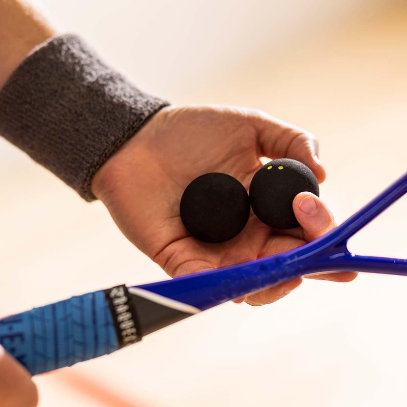 4PCS Squash Balls Set, 3 Single Dot and 1 Double