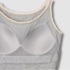 JAJU [JAJU] Women's Cotton Rayon Stretch Bra Camisole_Melange Oatmeal