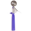 Winco IceCreamDishers, Ice Cream Disher with Purple Handle, Size 40,