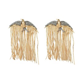 Bird Tassel Earrings, Swallow Tassel Dangle Earrings for Women, Bohemian Swallow Fringe Earrings, Swallow Statement Long Earrings Boho Jewelry, Swallow Bird Linear Tassel Drop Earrings