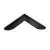 3D Cabin Shower Splash Guard - Bathroom Protector Shield (Black)