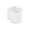 50 Size Tabs Mini Diameter 13 mm Blank White (Pack