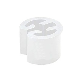 50 Size Tabs Mini Diameter 13 mm Blank White (Pack of 1) PB-Onlinehandel