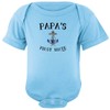 Nautical Baby Shower Bodysuit Papa's First Mate Nautical Sailing Bodysuit