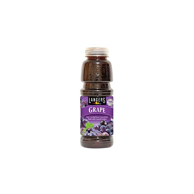 Langers Grape Juice Cocktail, 15.2 Oz (Pack Of 12)