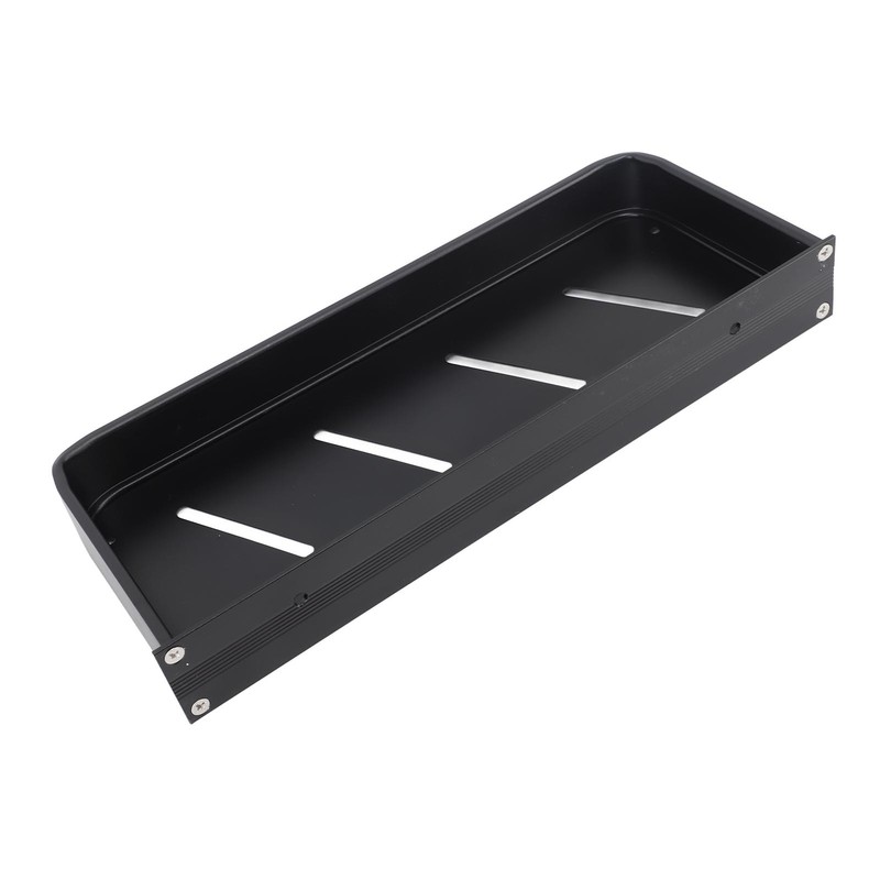Shower Caddy Wall Mount Shelf with Hooks Space Aluminium Large