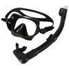 Snorkel Diving Goggles Portable Folding Silicone Full Dry Top Snorkel