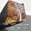 LEOSINDA 5.5x7.8 Inch Resealable Stand Up Bags, 100 Pcs Matte