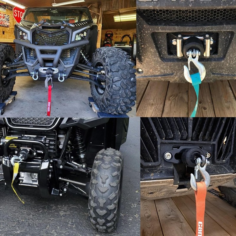 Winch Stopper Winch Cable Hook Rubber Stopper with Allen Wrench