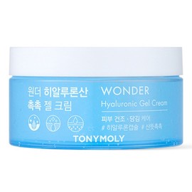 Tony Moly Wonder Hyaluronic Acid Moist Gel Cream, 1 pc, 300ml / 토니모리 원더 히알루론산 촉촉 젤크림, 1개, 300ml