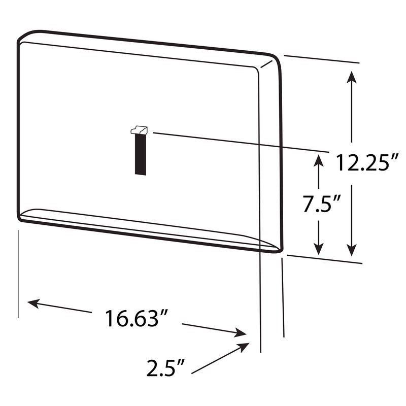 Kimberly Clark Windows Toilet Seat Cover Dispenser (09512), Stainless Steel