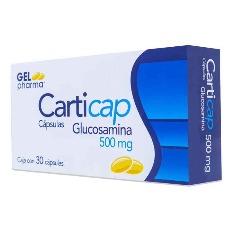 Carticap C30 Caps. 500 Mg. Gelpharma Sin Sabor