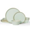Famiware Saturn Dinnerware Sets, 12 Piece Dish Set, Plates and