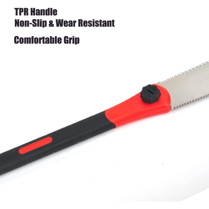 Woodworking Hand Saw, 12.5 Inch Flexible Double Edge TPI 7/12
