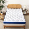 WhatsBedding 5 Inch Memory Foam Mattress Topper Queen for Back