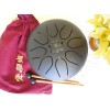 WuYou 8 Inch UFO Lotus Sacred Steel Tongue Percussion Drum
