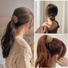 Bird Nest Velvet Hair Clips, 4Pcs Bird Nest Hair Clip