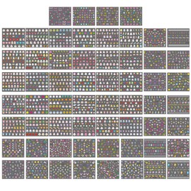 60 Children'S Nail Art Stickers, Cute Cartoon Stickers, Nail Decorations, Diy Nail Art.