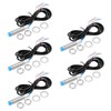 AYWHP 5PCS LJ12A3-4-Z/BX Inductive Proximity Sensor NPN 3-Conductor 6-36V DC,