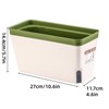 AIMALL Self-Watering Balcony Vegetable Pot for Growing Cilantro, Onions, Herbs,