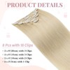Tess Real Hair Extensions - Clip-In Hair Extensions - Double