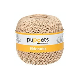 Puppets 4574010-07502 Häkelgarne, 100% Baumwolle, 7502, Stärke 10, 50g, 265 Meter