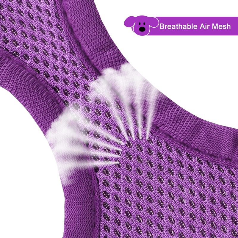YIMEIS Dog Harness and Leash Set, No Pull Soft Mesh