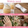 Neyauo 50 Pcs Adjustable Diamond Engagement Rings, Fake Bridal Shower