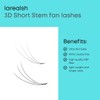 3D 0.07 0.10 Short Stem Russian Premade Volume Fans Lashes