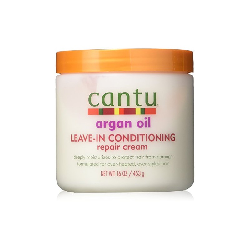 Cantu Argan Oil Leave-In Conditioner Repair Cream 16 Ounce (473ml)