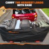 Mockins 40 Cu Ft. Black Waterproof Car Carrier Cargo Bag
