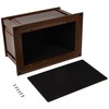 WEVOIRD Handcrafted Extra Large Wooden Funeral Cremation Urn Box for