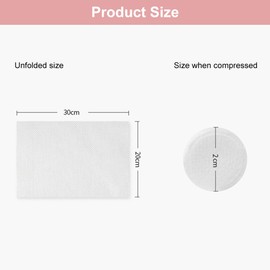 Compressed Towels Tablets, Disposable Compressed Towel, Compressed Towels, Portable, Travel Towel, for Camping Trips, Family Parties, Outdoor, Hiking, Travel, Home, Pack of 50