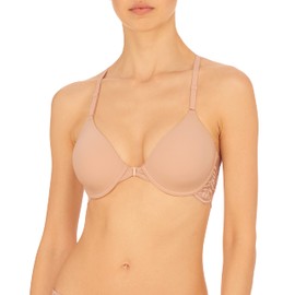 Natori Women's Lush: Front Close Contour Underwire, Rose Beige/Warm White