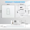 Smart Immersion Heater Timer Switch, 40A 8000W WiFi Smart Water