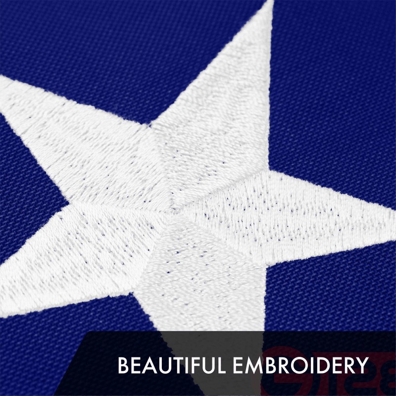 G128 Betsy Ross 1776 Flag 4x6 Ft ToughWeave Series Embroidered