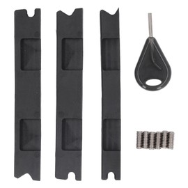 Fin Box Converter Professional Plastic Surfboard Fin Plug Adapter with Fin Key Screws for FUTURE 3pcs