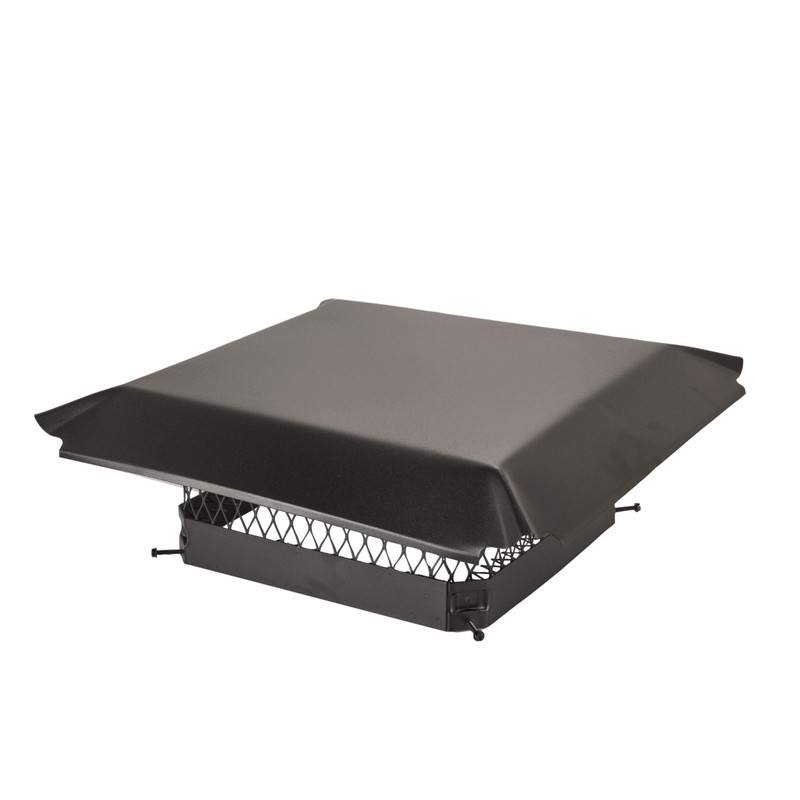 Draft King CBO1515 Bolt On Black Galvanized Steel Single Flue