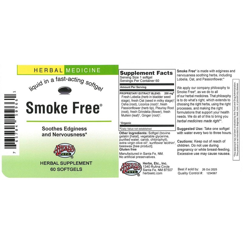 Trace Minerals Smoke Free - 60 softgels