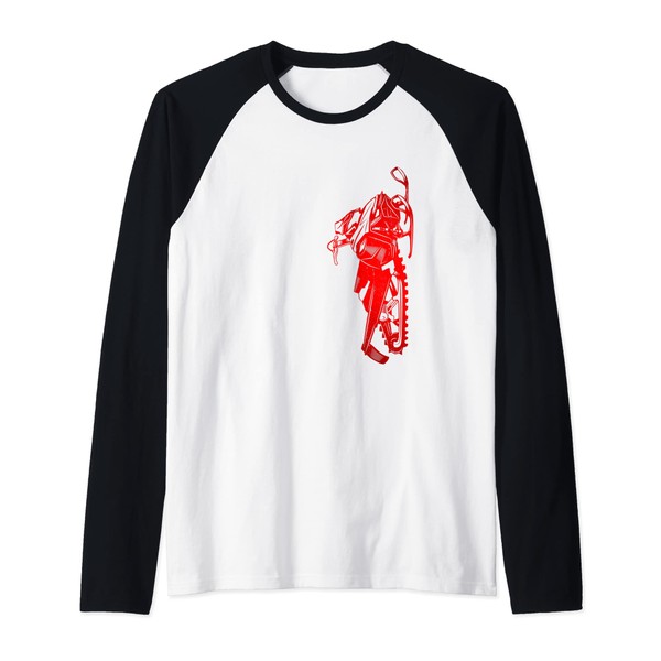 Snowmobile Apparel - Snowmobile Raglan Baseball Tee