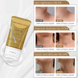 2025 AH-8 Firming Neck Cream for Crepey Skin Body Care Comfort, Moisturizing Tightening Roller Neck Skin Repair Lotions for Women with Day & Night Use