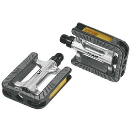 ergotec 191 86016001 Bicycle Pedals Aluminium with 9/16-Inch Thread/Cartridge Bearing/Silver