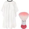 Professional Hair Cutting Cape with Neck Duster Brush, Women's Salon