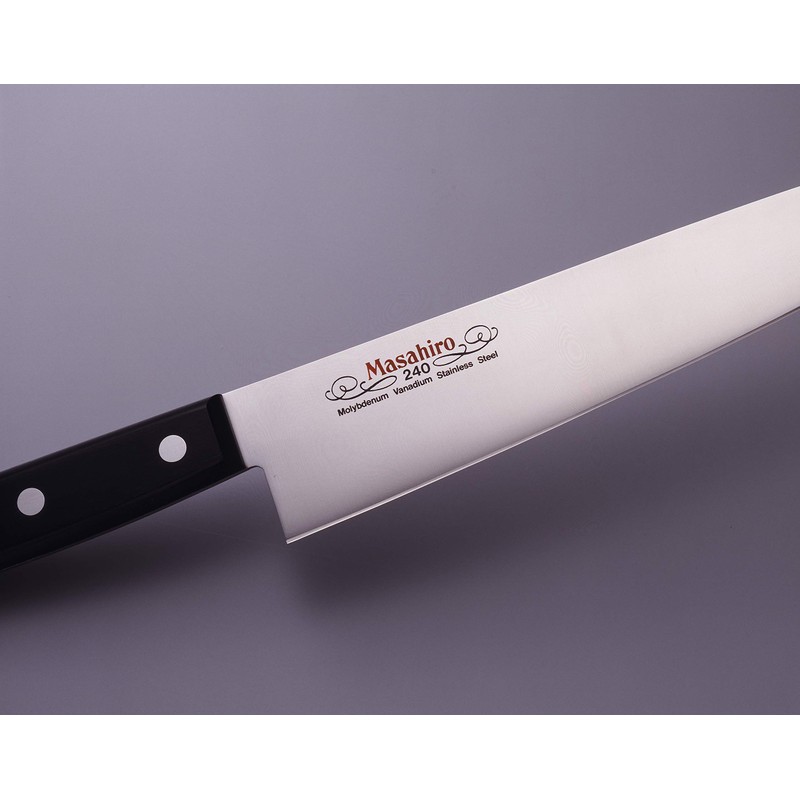 Masahiosaku 14004 MV Black Plywood Knife, 5.9 inches (150 mm)