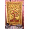 GDONLINE Tree of Life Mandala Curtain Room Door Cotton Wall