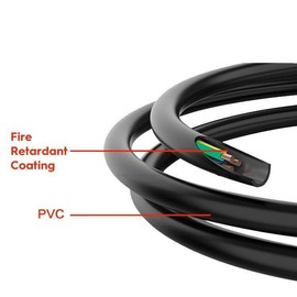CABLEPELADO Power Cable CEE7, Schuko Plug to Terminals, Cross Section 0.75 mm², H05VV-F, Suitable for Sockets, Power Strips, Power Supplies, Lamp Holder, Black, 1.50 m