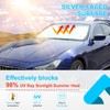 Heutamo Windshield Sun Shade Compatible with Maserati Ghibli 2017-2023, Front