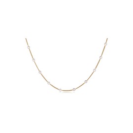 Layered Pearl Necklaces for Women Faux Pearl Butterfly Heart Choker 14K Gold Cross Pendant Necklaces Adjustable Bohemian Choker Necklaces Dainty Jewelry Gifts (D)