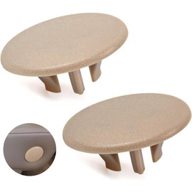 OTUAYAUTO 2 fundas para reposabrazos para determinados vehículos GM, perno para manija de asiento trasero izquierdo o derecho OEM: 15279689 (beige)