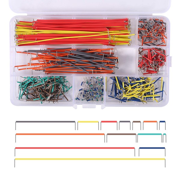 ALMOCN Jumper Wire Kit, 560PCS Polycarbonate Wire with 14 Lengths
